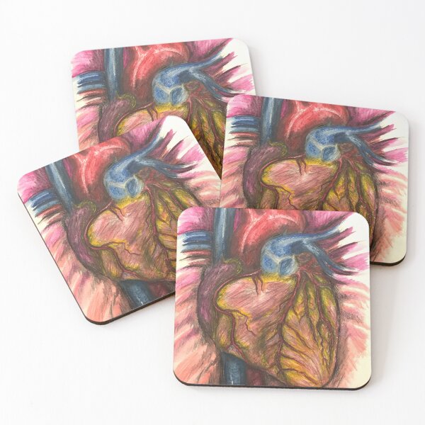 Item preview, Watercolor anatomical heart designed and sold by Actball.