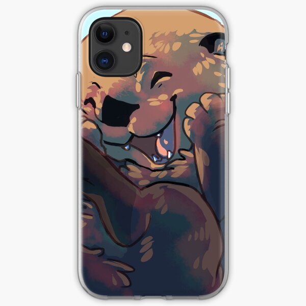 Giggling otter iPhone Soft Case