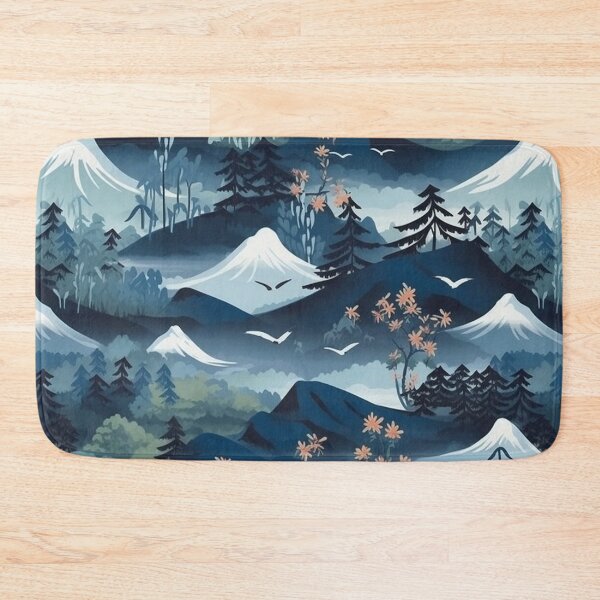Item preview, Japanese Mountains - Birds designed and sold by Silkyu.