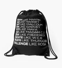 BLACK POWER BLACK HISTORY - PANTHERS EXCELLENCE LIVES MATTER Drawstring Bag