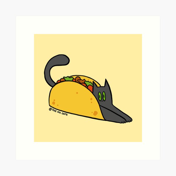 Taco Cat Art Print