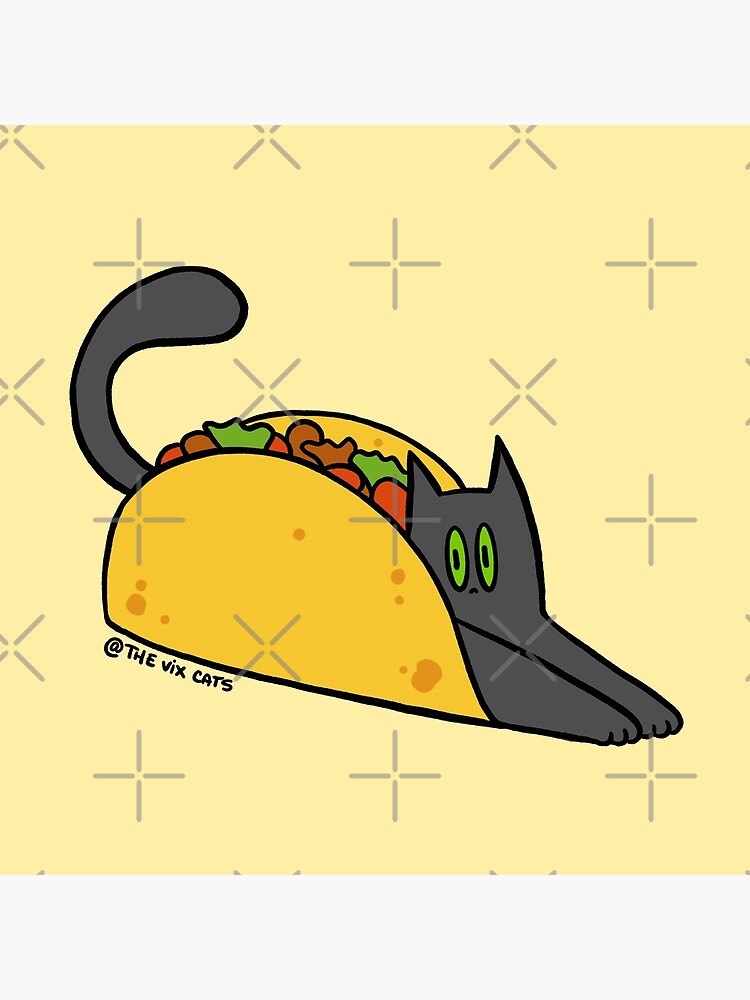 Disover Taco Cat Premium Matte Vertical Poster