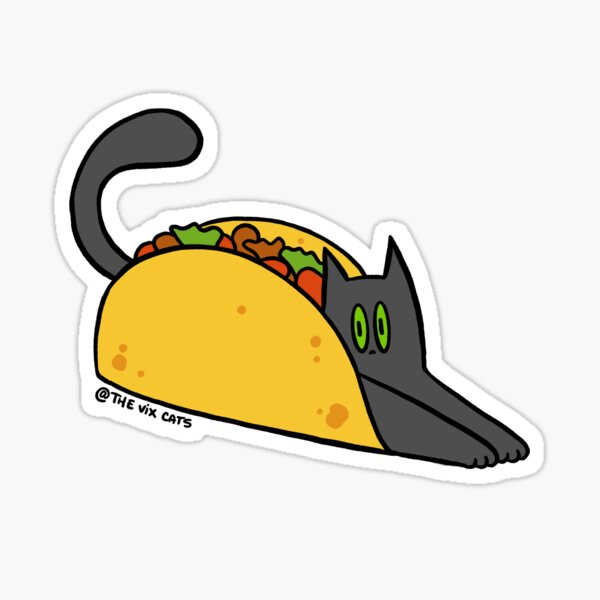 Taco Cat Sticker