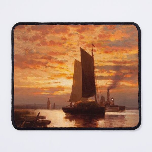 Item preview, Days End New York Harbor- Edward Moran designed and sold by tomorrowsart.