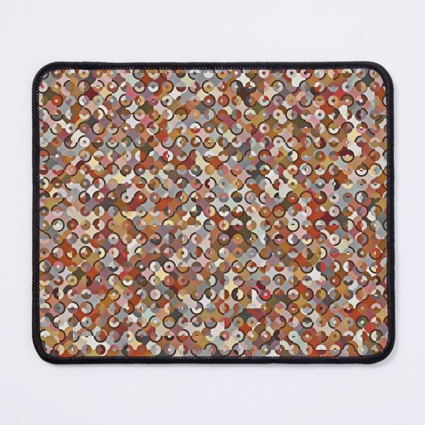 Item preview, Circle Pattern in Soft Shades of Brown, Cream & Gold designed and sold by Trevor Hirst.