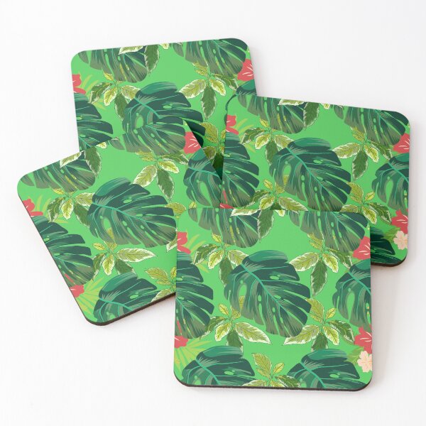 Item preview, Leaf pattern with contrasting colors designed and sold by varodesign.