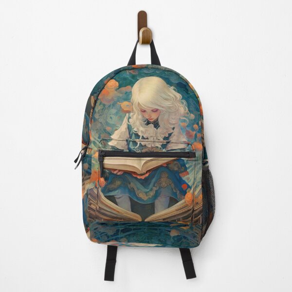 Item preview, Chica de pelo blanco leyendo designed and sold by Rebelka.