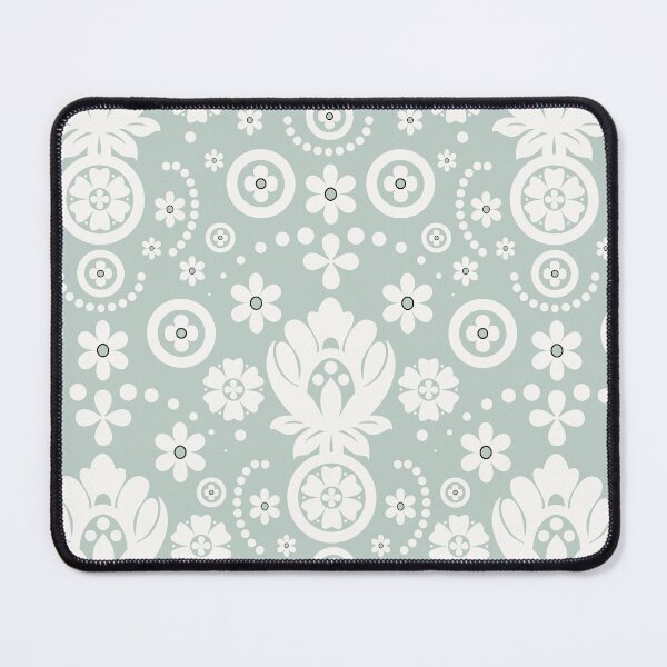 Item preview, Floral Eyelet Lace Pattern - Sage designed and sold by SilverPegasus.