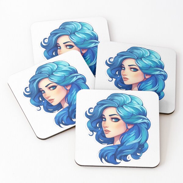 Item preview, Blue Hair Girl - Ariana designed and sold by AdiRemba.
