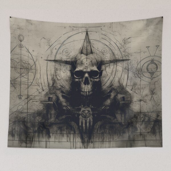 Item preview, Gothic Fantasy Art - Dark Skeleton  designed and sold by letsgetinspired.
