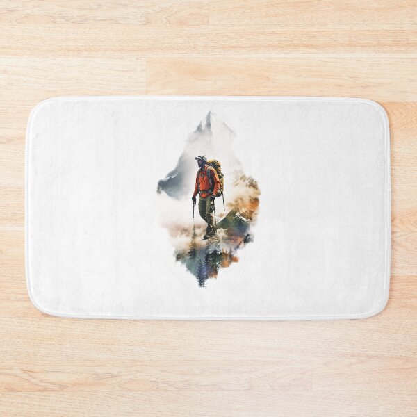 Item preview, a collage of a mountaineer designed and sold by Picture-Art.