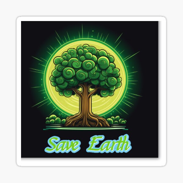 Save Earth - Raise Environmental Awareness  Sticker