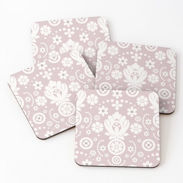 Item preview, Floral Eyelet Lace Pattern - Dusty Rose designed and sold by SilverPegasus.