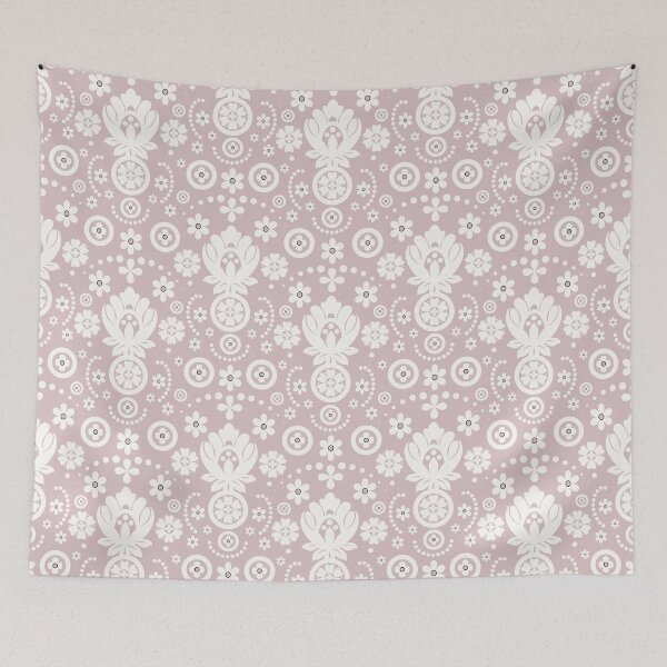 Item preview, Floral Eyelet Lace Pattern - Dusty Rose designed and sold by SilverPegasus.