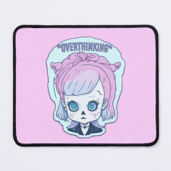 Item preview, Overthinking Goth Girl designed and sold by sofiahawk.