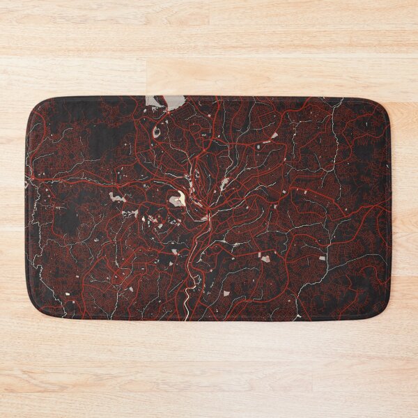 Item preview, Yaounde City Map of Cameroon - Vector designed and sold by deMAP.