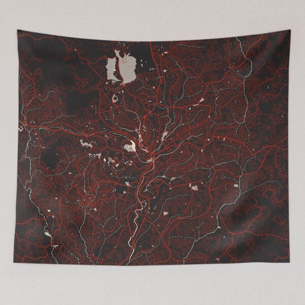 Item preview, Yaounde City Map of Cameroon - Vector designed and sold by deMAP.