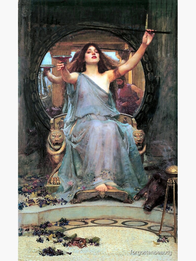 Circe offering the cup to Odysseus John William Waterhouse