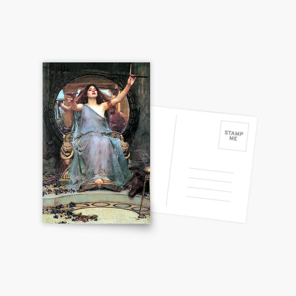 Vista previa del artículo con la obra «Circe ofrece la copa a Odiseo - John William Waterhouse», diseñado y vendido por forgottenbeauty.