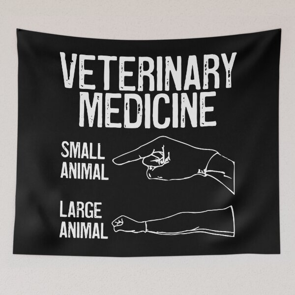 Item preview, Veterinary Medicine Small Animal vs Large Animal designed and sold by iconikit.