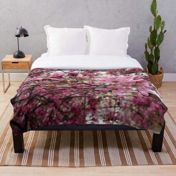 Item preview, Close up of Cherry plum with pink blossoms original artwork designed and sold by paragonDesign28.