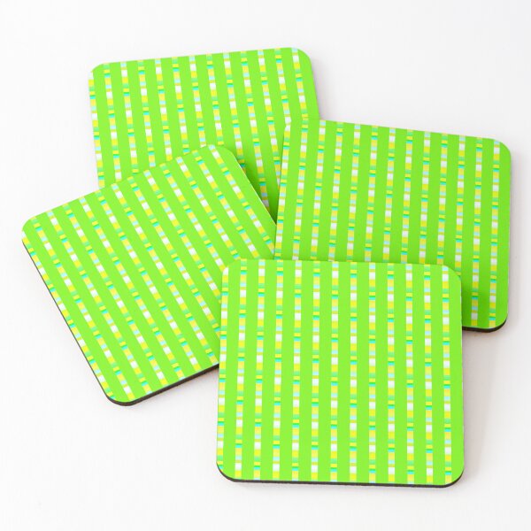 Item preview, Fresh green lines pattern | fresh green geometric lines designed and sold by lausn.