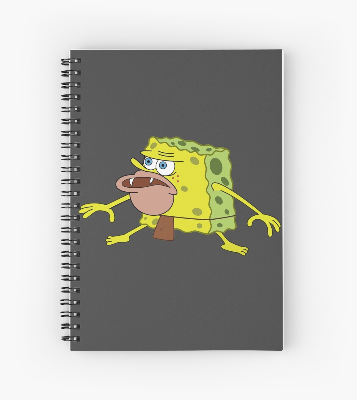 Primitive Spongebob Spiral Notebooks By KuromeGaKill Redbubble