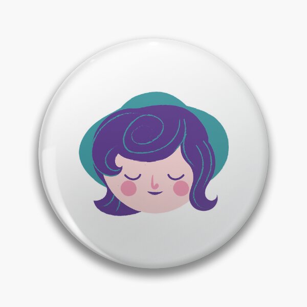 Item preview, Cute Baby Girl Face Violet designed and sold by adamshauna.