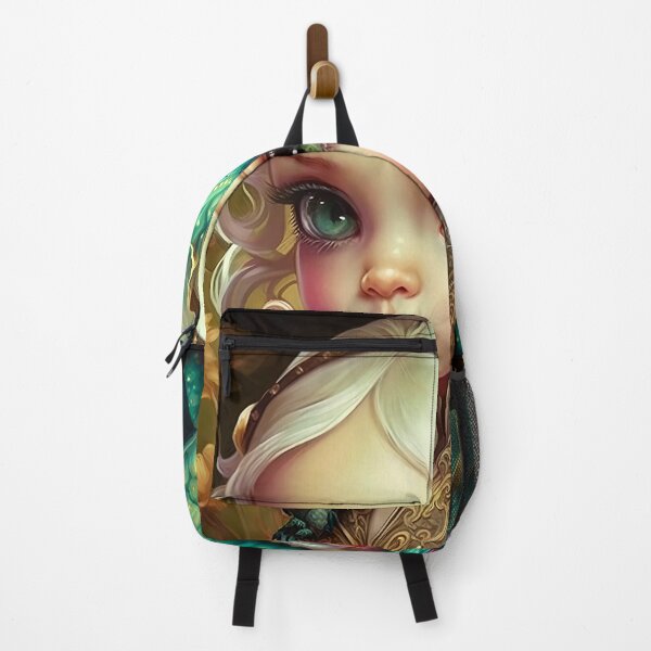 Item preview, Cute Girl with Dragons designed and sold by Red Witch Art.