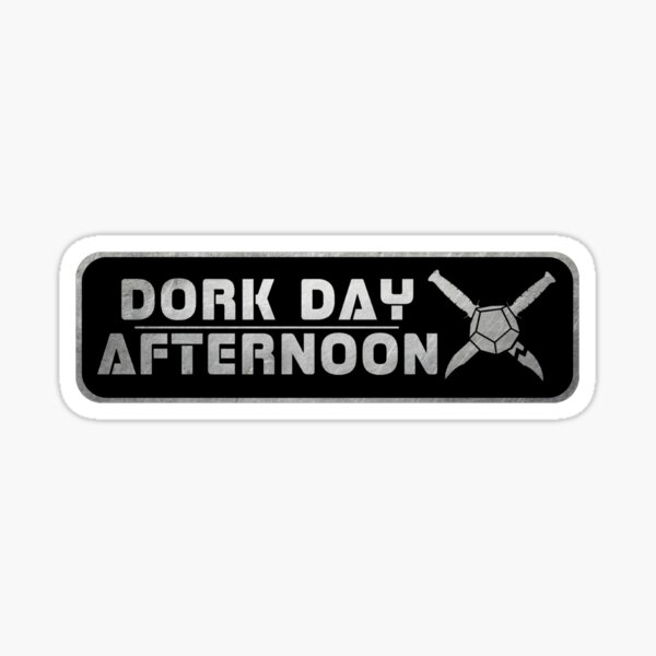 Dork Day Afternoon Banner Logo Sticker