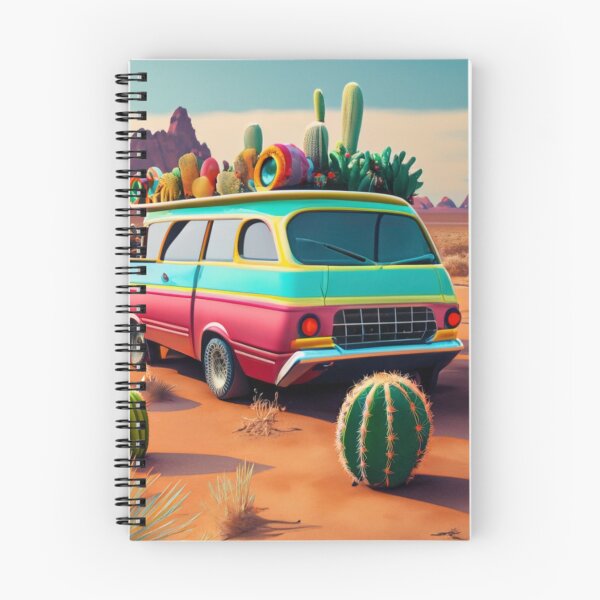 Item preview, Van cactus in the desert designed and sold by jsebouvi.