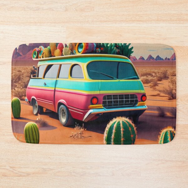 Item preview, Van cactus in the desert designed and sold by jsebouvi.