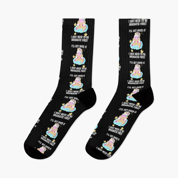 Item preview, I'll Get Over it I Just Need to Be Dramatic First  Cute Unicorn designed and sold by stayartsy07.