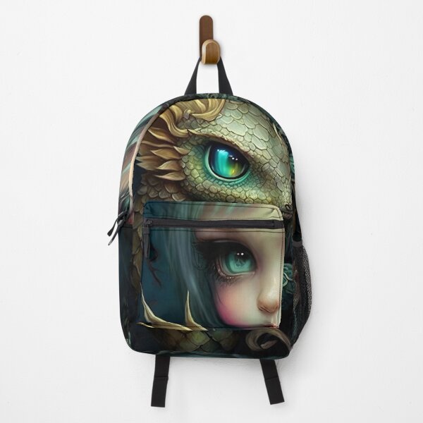 Item preview, Cute Fairy with little Dragon designed and sold by Red Witch Art.