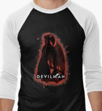 DEVILMAN crybaby Men's Baseball ¾ T-Shirt