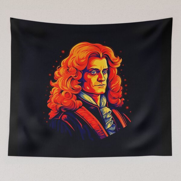 Item preview, Isaac Newton painting for School decoration. designed and sold by paulo silveira.