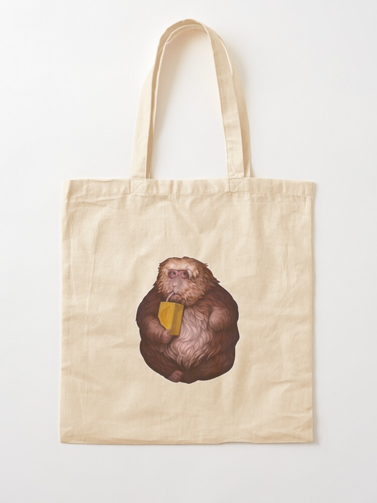 Aesthetic Monke Meme Funny Monkey Lover Tote Bag