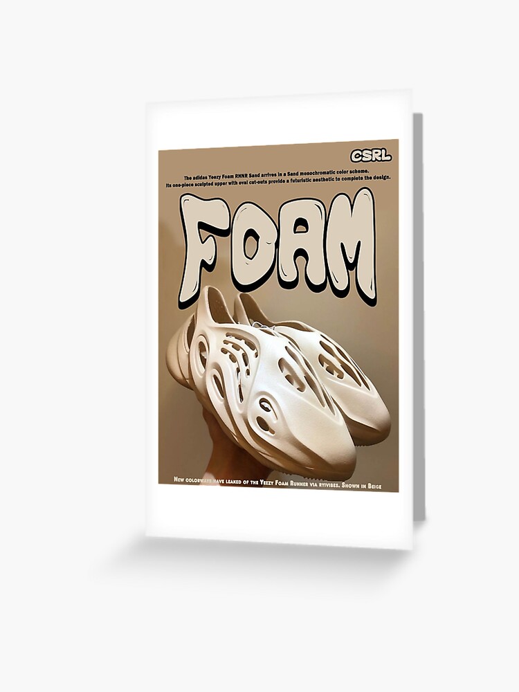 yzy foam runner beige sand poster aesthetic wallpaper