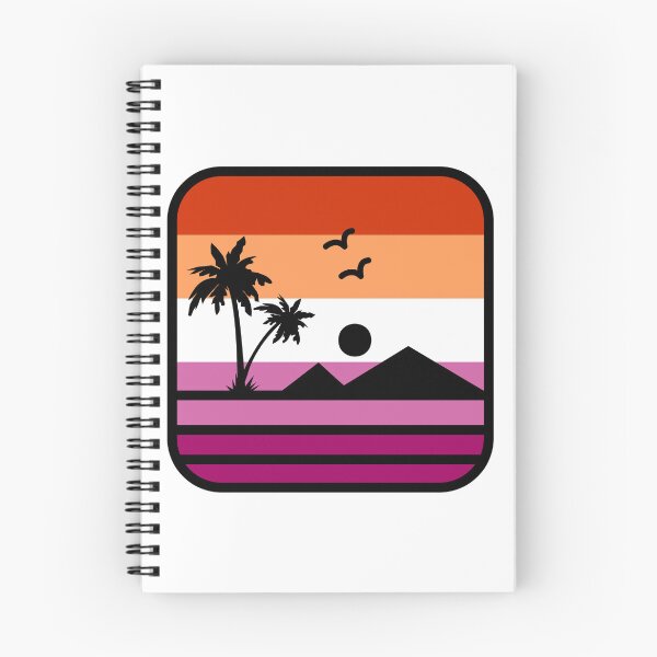 Item preview, Lesbian Pride Flag Beach Sunset designed and sold by MxA19.