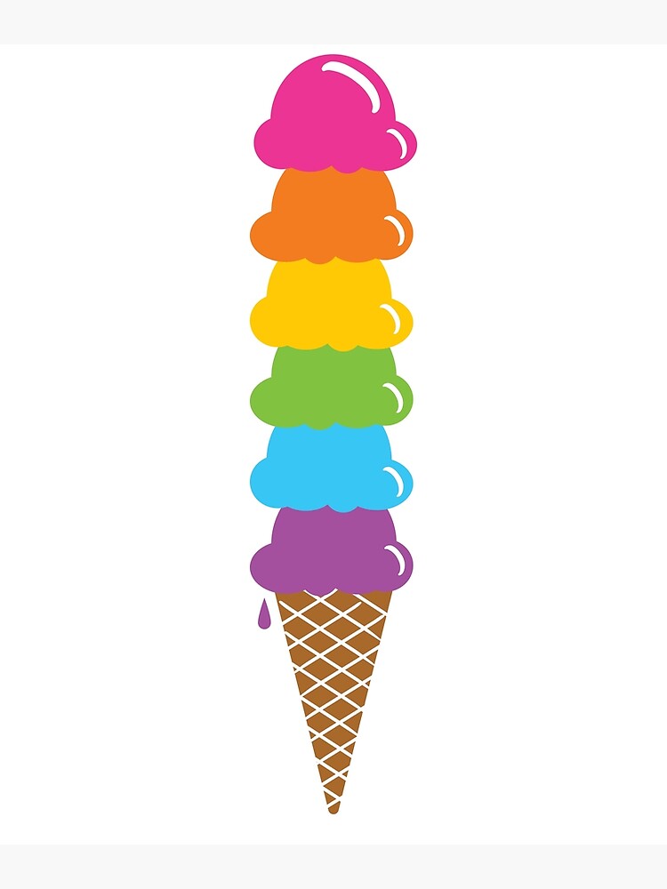 tall ice cream cone