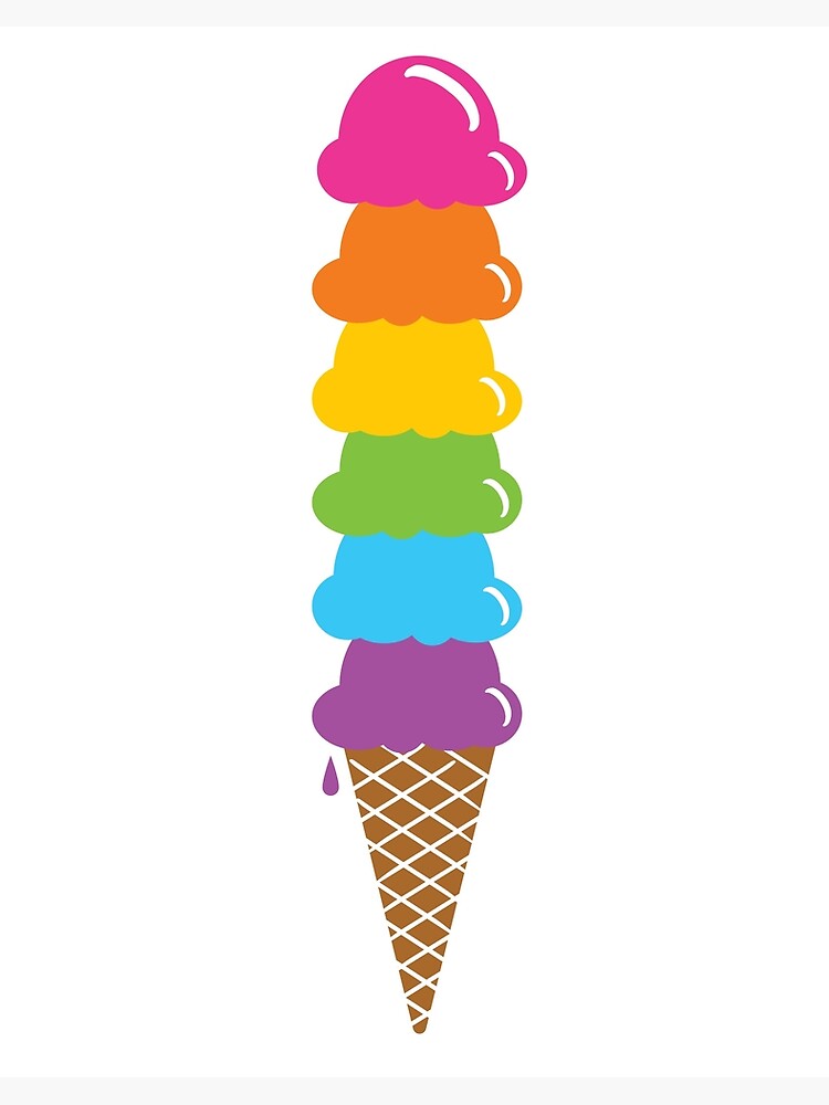 Rainbow Ice Cream Cone Ubicaciondepersonas Cdmx Gob Mx