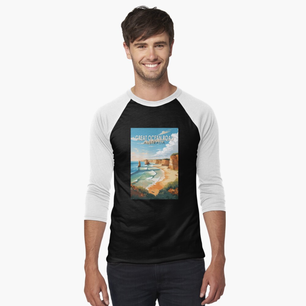 Item preview, Baseball ¾ Sleeve T-Shirt designed and sold by KrisSidDesigns.