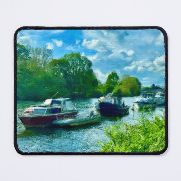 Item preview, River Boats and Clear Blue Skies designed and sold by Pamela Storch.