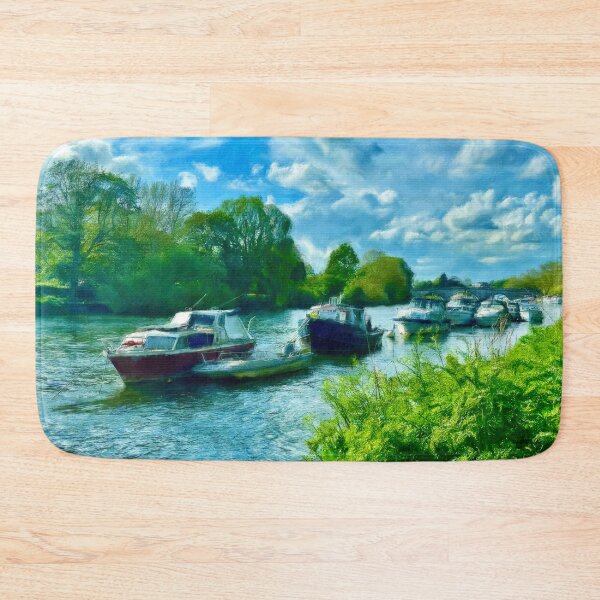 Item preview, River Boats and Clear Blue Skies designed and sold by Pamela Storch.