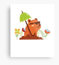 Funny and Awsome Happy Groundhog Day TShirt Metal Print