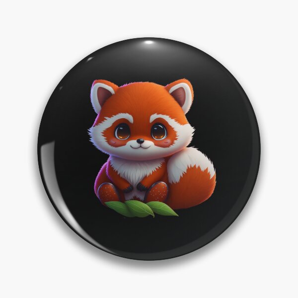 Item preview, Very Cute Red Panda Chibi Art Design designed and sold by ChibiArtline.