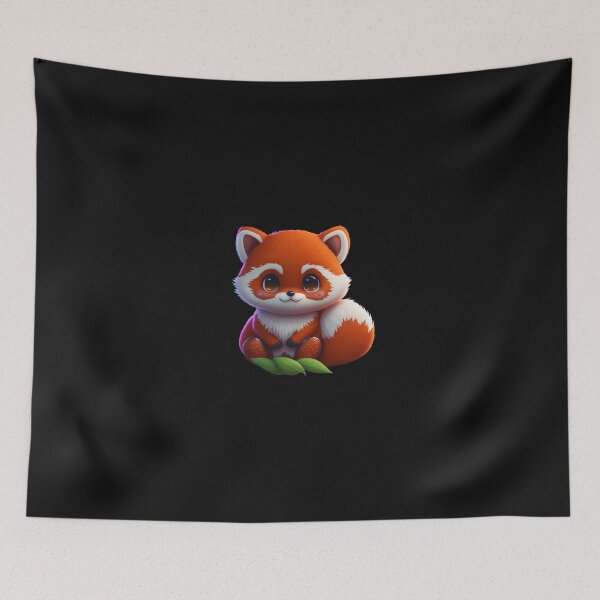 Item preview, Very Cute Red Panda Chibi Art Design designed and sold by ChibiArtline.