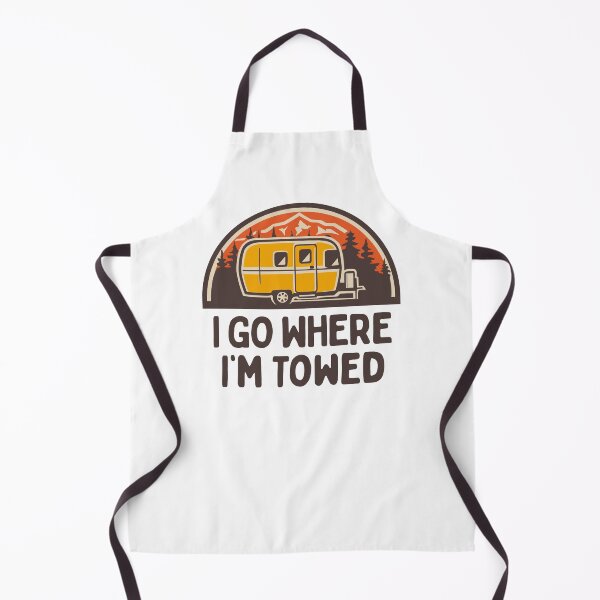 Item preview, Vintage Camper Trailer In The Mountains: I Go Where I'm Towed designed and sold by hadleyfoo.