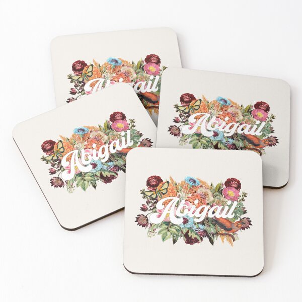 Item preview, Abigail Vintage Flower Name Collage designed and sold by Trish Dish.