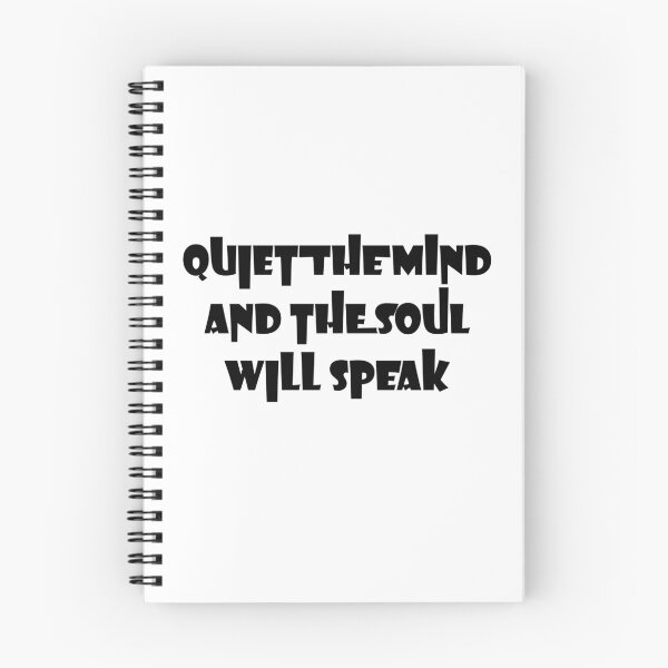 Item preview, Quiet The Mind And The Soul Will Speak designed and sold by LiveItNow.